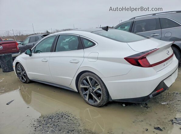 KMHL44J27PA335801 2023 HYUNDAI SONATA White უკანა მარცხენა
