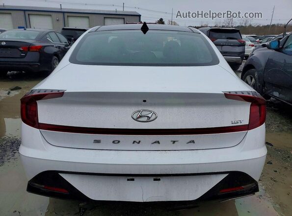KMHL44J27PA335801 2023 HYUNDAI SONATA White უკანა ხედი