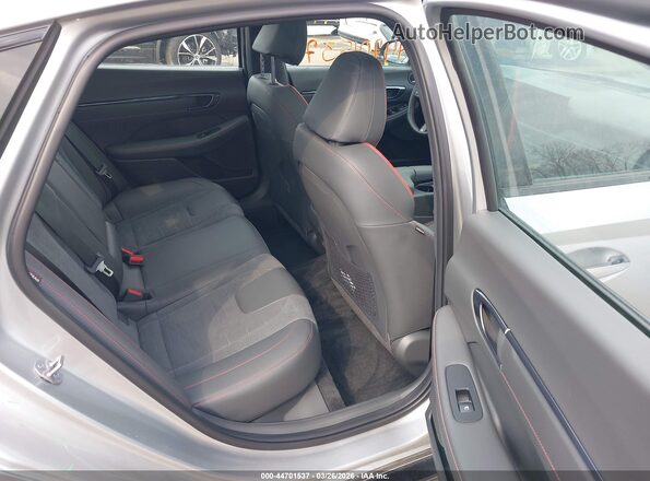 KMHL54JC4RA351382 2024 HYUNDAI SONATA Silver VIN კოდის სტიკერის ხედი