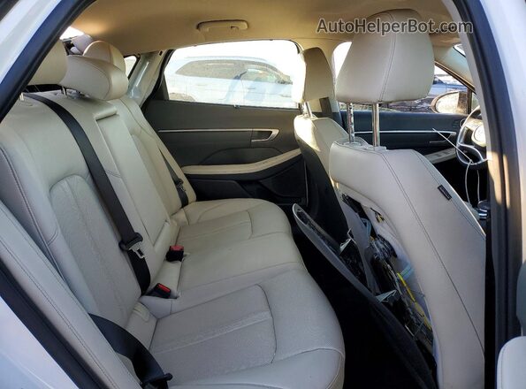 KMHL54JJ6MA032802 2021 HYUNDAI SONATA White Вид задніх сидінь