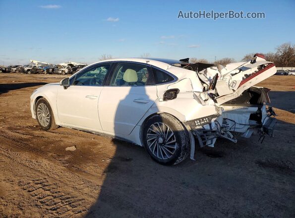 KMHL54JJ6MA032802 2021 HYUNDAI SONATA White Задня ліва чверть