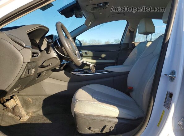 KMHL54JJ6MA032802 2021 HYUNDAI SONATA White Вид салону спереду