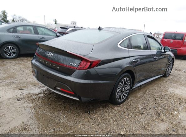 KMHL54JJ6PA083771 2023 HYUNDAI SONATA HYBRID Gray Trasero derecho