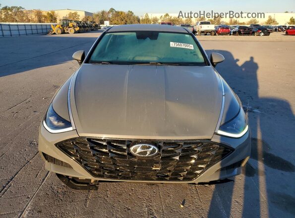KMHL64JA0MA165617 2021 HYUNDAI SONATA Gray Front view