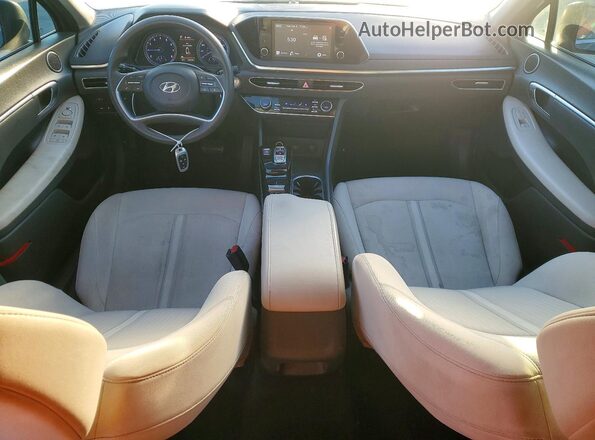 KMHL64JA0MA165617 2021 HYUNDAI SONATA Gray Dashboard view
