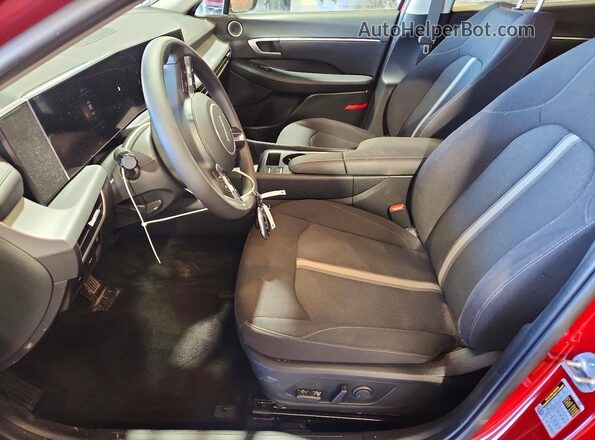KMHL64JA2RA390791 2024 HYUNDAI SONATA Maroon Vista interior delantera
