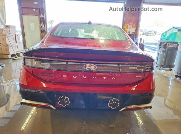 KMHL64JA2RA390791 2024 HYUNDAI SONATA Maroon Vista trasera