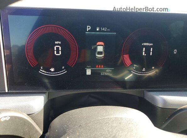 KMHL64JA2SA441406 2025 HYUNDAI SONATA Black Instrument cluster view