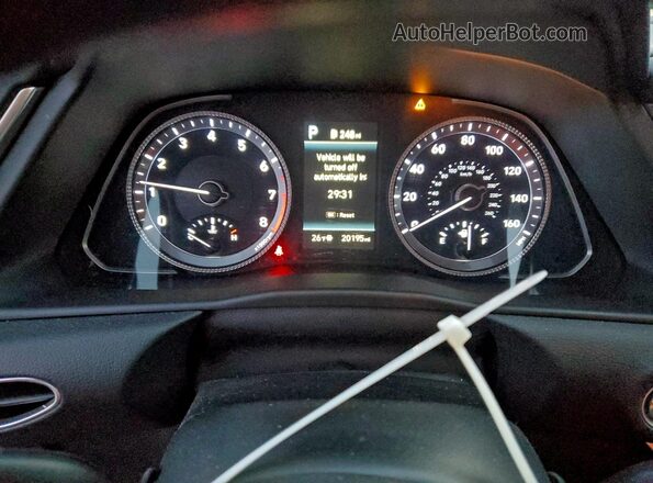 KMHL64JA3PA324666 2023 HYUNDAI SONATA White Вид щитка приладів
