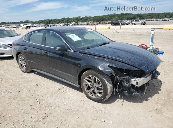 KMHL64JA6MA160826 2021 HYUNDAI SONATA Черный Передняя правая четверть
