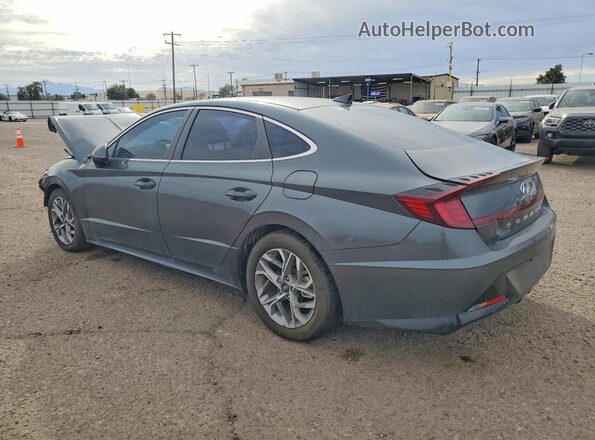 KMHL64JA9MA166734 2021 HYUNDAI SONATA Gray Trasero izquierdo