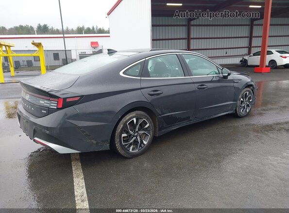 KMHL64JAXRA373303 2024 HYUNDAI SONATA Черный Задняя правая четверть
