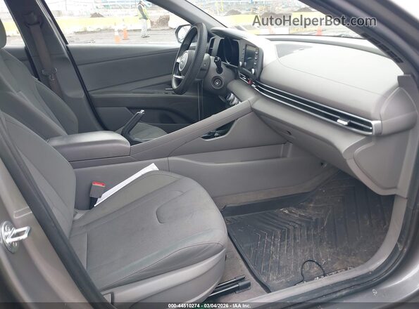 KMHLL4AG0MU071507 2021 HYUNDAI ELANTRA Gray Front interior view