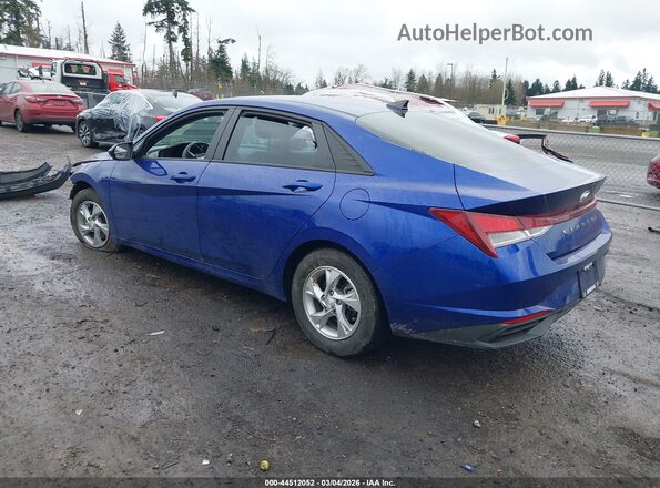 KMHLL4AG0MU138056 2021 HYUNDAI ELANTRA Blue Rear left