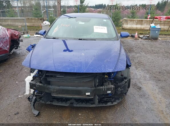 KMHLL4AG0MU138056 2021 HYUNDAI ELANTRA Blue Instrument cluster view
