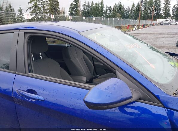 KMHLL4AG0MU138056 2021 HYUNDAI ELANTRA Blue Rear interior view