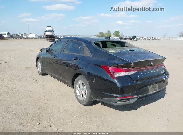 KMHLL4AG1MU124599 2021 HYUNDAI ELANTRA Black Tył lewy
