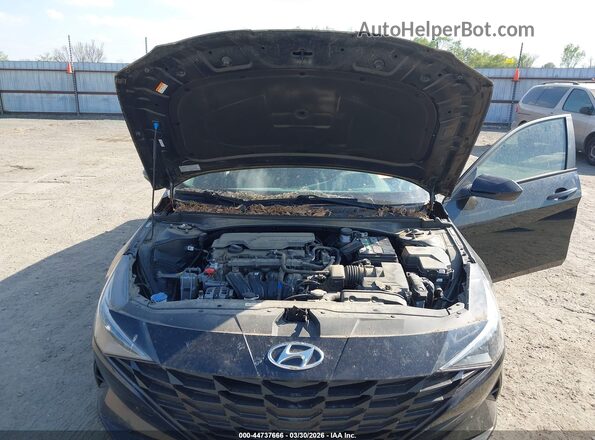 KMHLL4AG1MU124599 2021 HYUNDAI ELANTRA Black Widok z tyłu