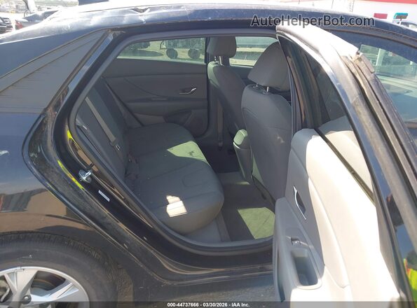KMHLL4AG1MU124599 2021 HYUNDAI ELANTRA Black Widok naklejki z numerem VIN