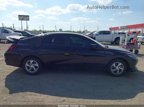 KMHLL4AG1MU124599 2021 HYUNDAI ELANTRA Black Widok wnętrza z tyłu