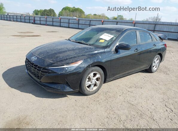 KMHLL4AG1MU124599 2021 HYUNDAI ELANTRA Black Przód lewy