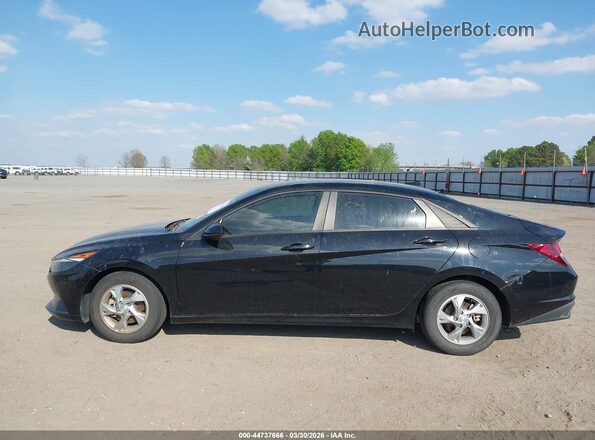 KMHLL4AG1MU124599 2021 HYUNDAI ELANTRA Black Widok wnętrza 360 stopni