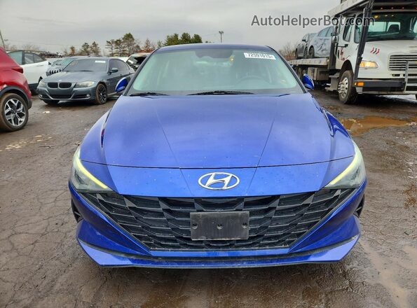 KMHLL4AG2MU128113 2021 HYUNDAI ELANTRA Blue Vista frontal