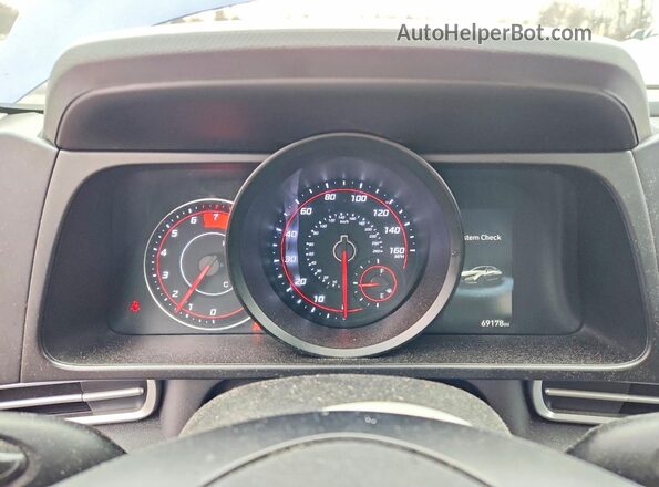 KMHLL4AG2MU128113 2021 HYUNDAI ELANTRA Blue Vista del cuadro de instrumentos