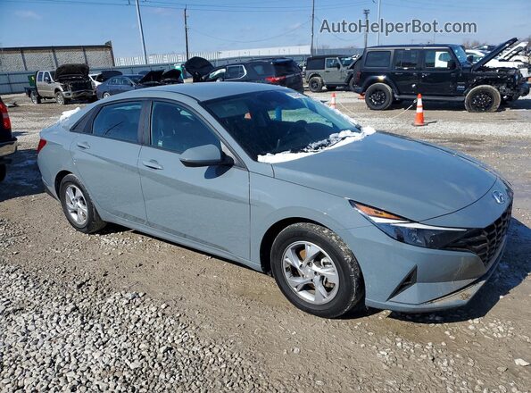 KMHLL4AG9MU198420 2021 HYUNDAI ELANTRA Gray წინა მარჯვენა