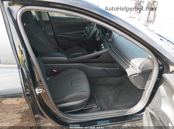 KMHLL4AGXMU195963 2021 HYUNDAI ELANTRA Black Вид салону спереду