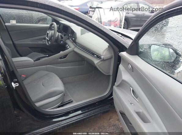 KMHLL4DG1SU002110 2025 HYUNDAI ELANTRA Black წინა სალონის ხედი