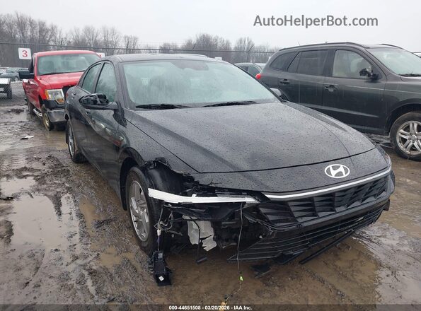 KMHLL4DG1SU002110 2025 HYUNDAI ELANTRA Black წინა ხედი