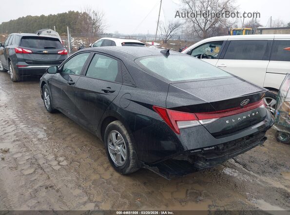 KMHLL4DG1SU002110 2025 HYUNDAI ELANTRA Black უკანა მარცხენა