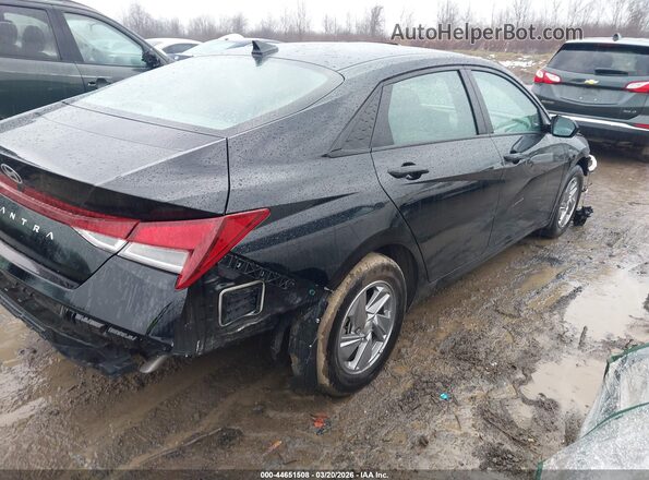 KMHLL4DG1SU002110 2025 HYUNDAI ELANTRA Black უკანა მარჯვენა