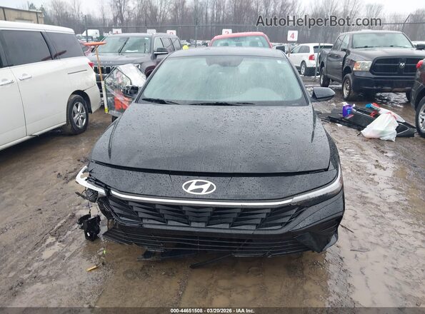 KMHLL4DG1SU002110 2025 HYUNDAI ELANTRA Black წინა პანელის ხედი