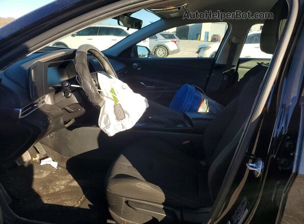KMHLL4DG5SU867176 2025 HYUNDAI ELANTRA Black Widok wnętrza z przodu