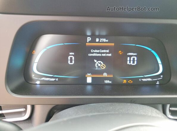 KMHLL4DG5TU110411 2026 HYUNDAI ELANTRA White Вид щитка приладів