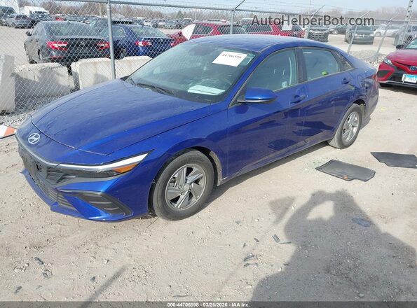 KMHLL4DG7SU991790 2025 HYUNDAI ELANTRA Blue Передня ліва чверть