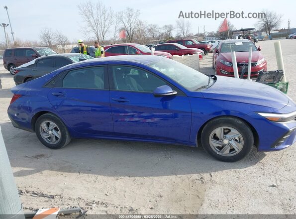 KMHLL4DG7SU991790 2025 HYUNDAI ELANTRA Blue Вид задньої частини салону