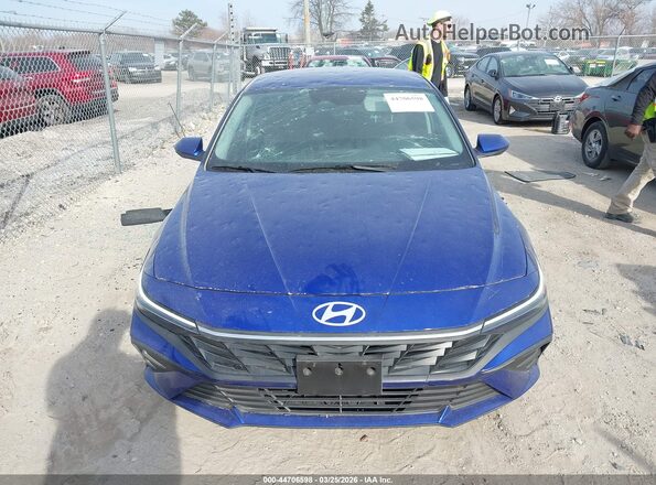 KMHLL4DG7SU991790 2025 HYUNDAI ELANTRA Blue Вид щитка приладів