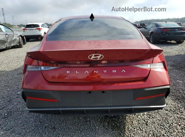 KMHLL4DG9RU667802 2024 HYUNDAI ELANTRA Red Вид ззаду