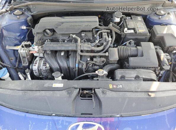 KMHLM4AG0NU337705 2022 HYUNDAI ELANTRA Blue 