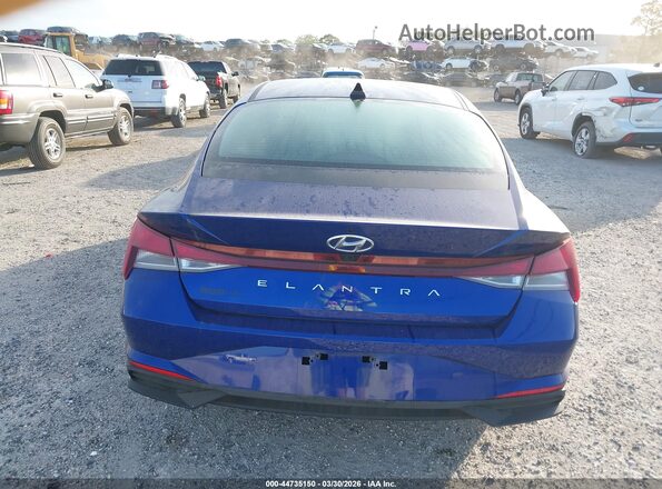KMHLM4AG8MU093185 2021 HYUNDAI ELANTRA Blue 