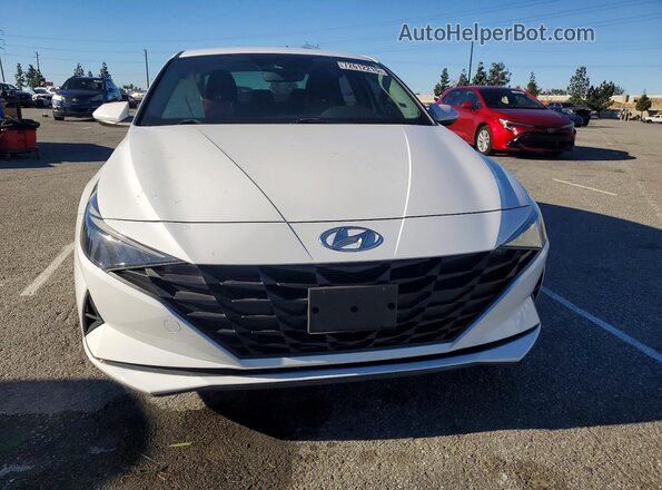 KMHLM4AJ2MU008384 2021 HYUNDAI ELANTRA White წინა ხედი