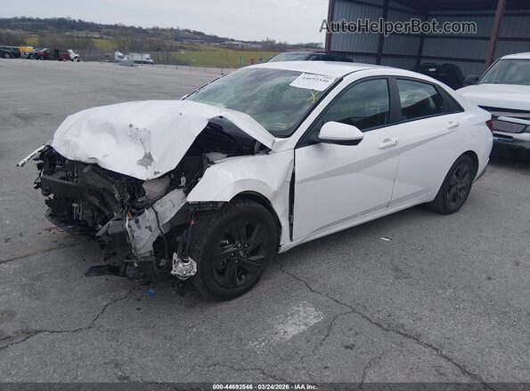 KMHLM4AJ2MU008840 2021 HYUNDAI ELANTRA HYBRID Белый Передняя левая четверть