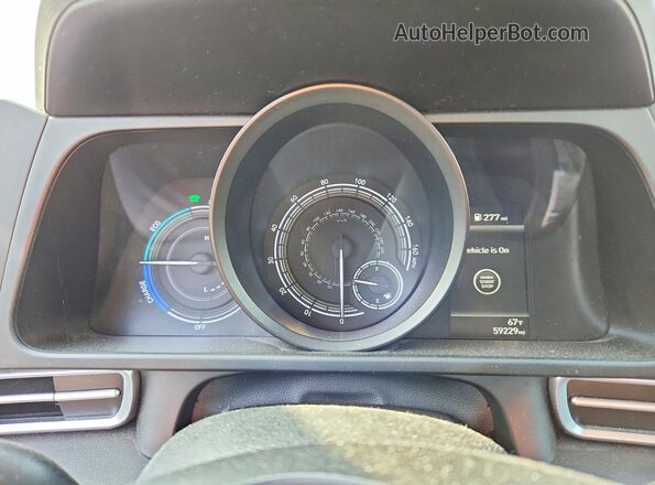 KMHLM4AJ6MU012728 2021 HYUNDAI ELANTRA Charcoal Widok zestawu wskaźników