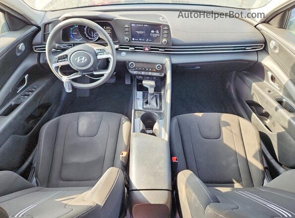 KMHLM4AJ6MU012728 2021 HYUNDAI ELANTRA Charcoal Widok deski rozdzielczej