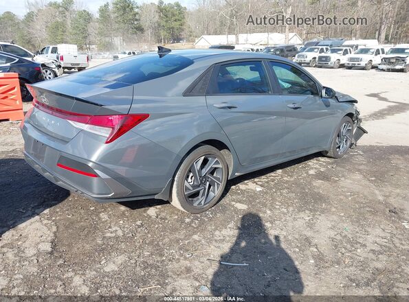 KMHLM4DG0SU895447 2025 HYUNDAI ELANTRA Gray Trasero derecho