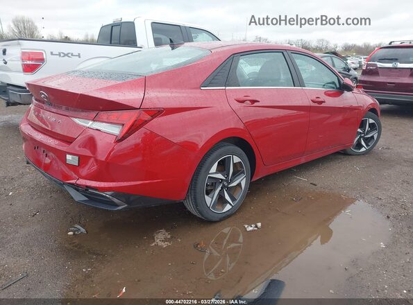 KMHLN4AG4MU112506 2021 HYUNDAI ELANTRA Maroon 