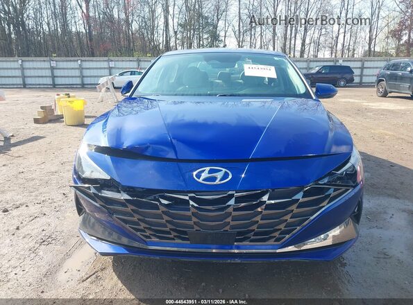 KMHLP4AG4MU090341 2021 HYUNDAI ELANTRA Blue Vista del cuadro de instrumentos